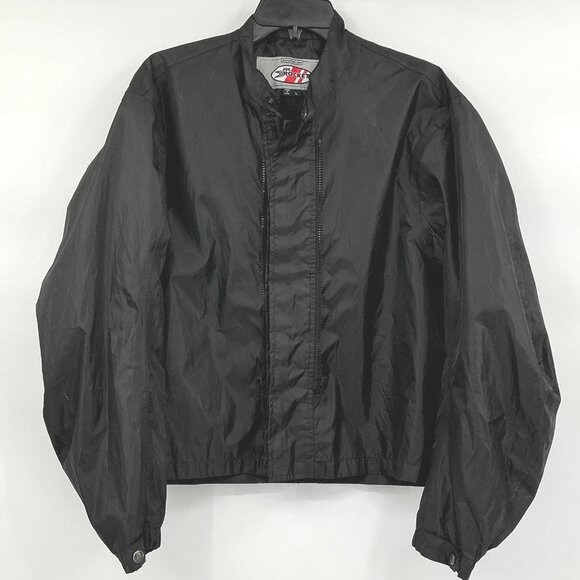 Joe Rocket Motorcycle Jacket Lightweight Black Biker Windbreaker - Picture 1 of 9